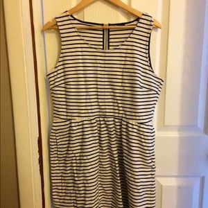 Striped tank dress (with pockets!)